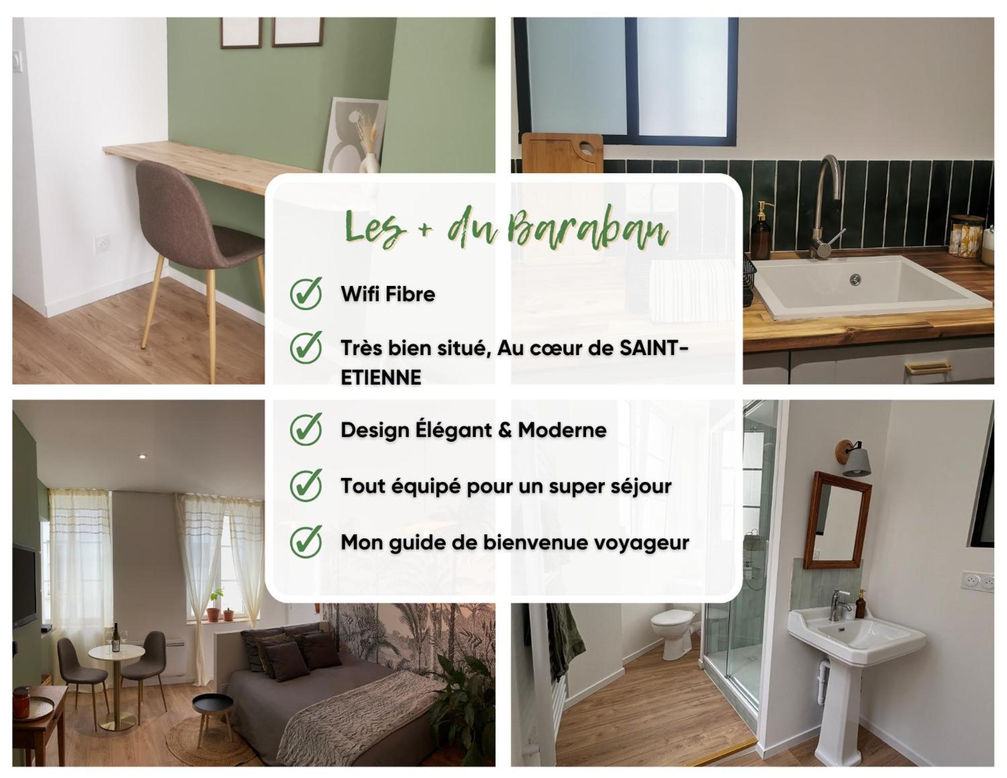 Le Baraban : Cocon Hypercentre Apartment Saint-Etienne  Exterior photo